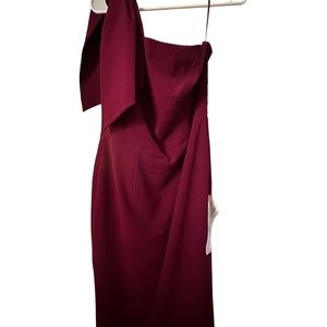 Dress The Population Dress Tiffany One-Shoulder Midi